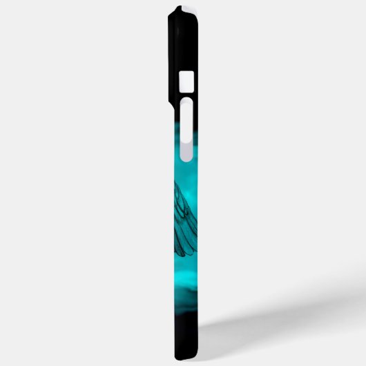 エンジェルエロスの愛の黒と緑のデザイン Case-Mate iPhoneケース (裏面 / 左)