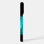 エンジェルエロスの愛の黒と緑のデザイン iPhoneケース (右側面)