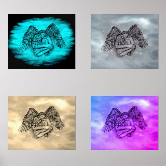 エンジェルエロスの愛、黒と緑のデザイン (正面)