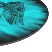 エンジェルエロスの愛、黒と緑のデザイン カッティングボード (角)