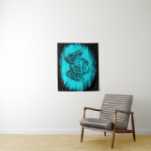 エンジェルエロスの愛、黒と緑のデザイン タペストリー (インサイチュ)