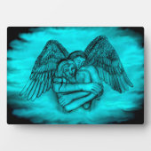 エンジェルエロスの愛、黒と緑のデザイン フォトプラーク (正面)