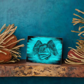 エンジェルエロスの愛、黒と緑のデザイン フォトプラーク (側面)