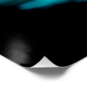 エンジェルエロスの愛、黒と緑のデザイン ポスター (コーナー)