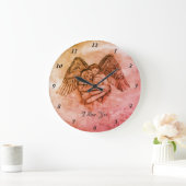 エンジェルエロスインラブ ラージ壁時計 (ホーム)