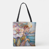 エンジェルオブエマルションターコイズトート トートバッグ (裏面)