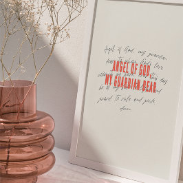 エンジェルオブゴッド祈りの言葉ポスター ポスター