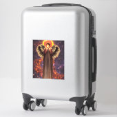 エンジェルオブラブアンドライトオリジナルファンタジーアート シール (スーツケース)