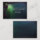 エンジェルオンウィンドウチャーチゴシックバラ ノートカード (正面/裏面)