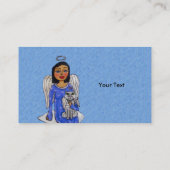 エンジェルオンクラウドホールディングエンジェルキャットライトブルー 名刺 (裏面)