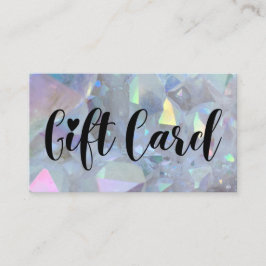 エンジェルオーラクォーツクリスタルストアギフトカード 名刺