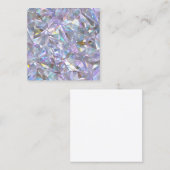 エンジェルオーラクォーツクリスタルダイアモンドジェムストーンプランナー スクエア名刺 (正面/裏面)