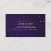 エンジェルカラフル白熱［赤熱］光を放つウイングカード 名刺 (裏面)