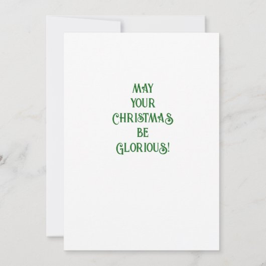 エンジェルガブリエルとヴァージンメアリー受胎告知 カード (裏面)