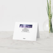 エンジェルガールかわいいバレンタインデーのグリーティングカード シーズンカード (裏面)