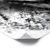 エンジェルガールのポスター – 白黒絵画の ポスター (角)