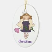 エンジェルガールオーナメント セラミックオーナメント (左)