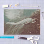 エンジェルガールファインアートデコパージュヴィンテージ 薄葉紙 (クラフト)