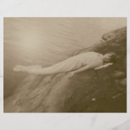 エンジェルガールヴィンテージセピアアンティークアートデカッパ