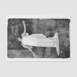 エンジェルガールヴィンテージ白黒テクスチャーグランジ 薄葉紙