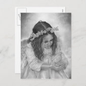 エンジェルガール鳩恵み葉書 シーズンポストカード (正面/裏面)