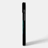 エンジェルキスをするス、ブラックとグリーンデザイン Case-Mate iPhoneケース (裏面 / 左)