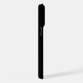 エンジェルキスをするス、ブラックとグリーンデザイン iPhoneケース (右側面)