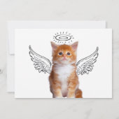 エンジェルキャットアンゲリック招待状 招待状 (裏面)