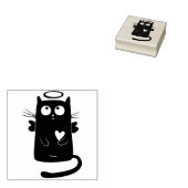 エンジェルキャットアートスタンプ ラバースタンプ (押印)