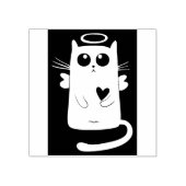 エンジェルキャットアートスタンプ ラバースタンプ (インプリント)