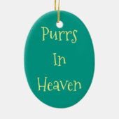 エンジェルキャットファミリーパーズイン天国ホリデーオーナメント セラミックオーナメント (裏面)
