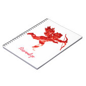 エンジェルキュピッドレッドケルブ ノートブック (左側)