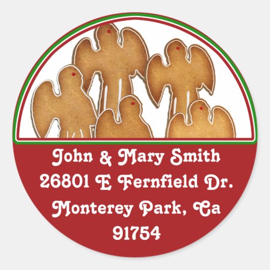 エンジェルクッキー合唱団 ラウンドシール (正面)