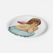 エンジェルクラウドキューピッド ペーパープレート (アングル)