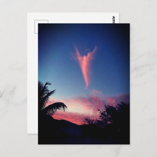 エンジェルクラウド夕べスカイ ポストカード (正面/裏面)