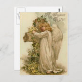 エンジェルクリスチャンクロスリリーリーフ ポストカード (正面/裏面)