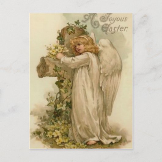 エンジェルクリスチャンクロスリリーリーフ ポストカード (正面)