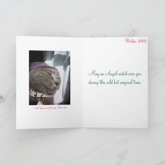 エンジェルクリスマスおめでとうございます… シーズンカード (内部)