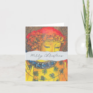 エンジェルクリスマスカード サンキューカード