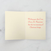 エンジェルクリスマスカード シーズンカード (内部)