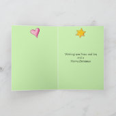 エンジェルクリスマスカード シーズンカード (内部)