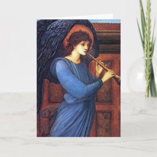 エンジェルクリスマスカード – Burne-Jones -ファインアート シーズンカード (正面)