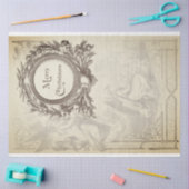 エンジェルクリスマスファニチャーデクページ紙 薄葉紙 (クラフト)