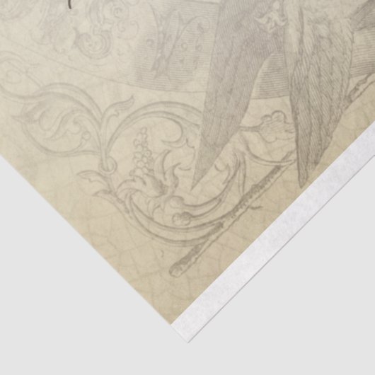 エンジェルクリスマスファニチャーデクページ紙 薄葉紙 (詳細)