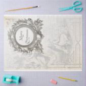 エンジェルクリスマスファニチャーデクページ紙 薄葉紙 (クラフト)