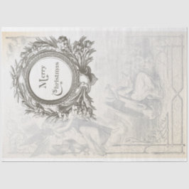 エンジェルクリスマスファニチャーデクページ紙 薄葉紙