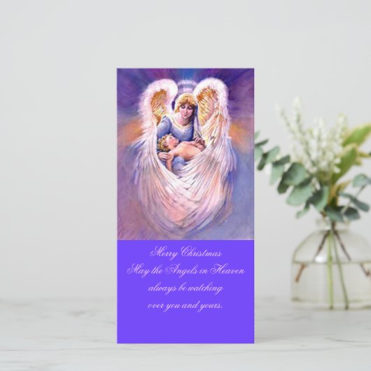 エンジェルクリスマスフォトカード シーズンカード (スタンド正面)