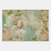 エンジェルクリスマスベル ラッピングペーパーシート (正面)