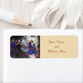 エンジェルクリスマス差出人住所ラベル ラベル (インサイチュ)