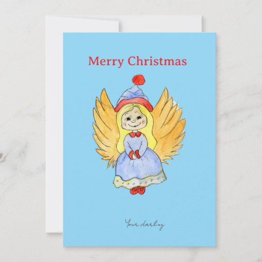 エンジェルクリスマス シーズンカード (正面)